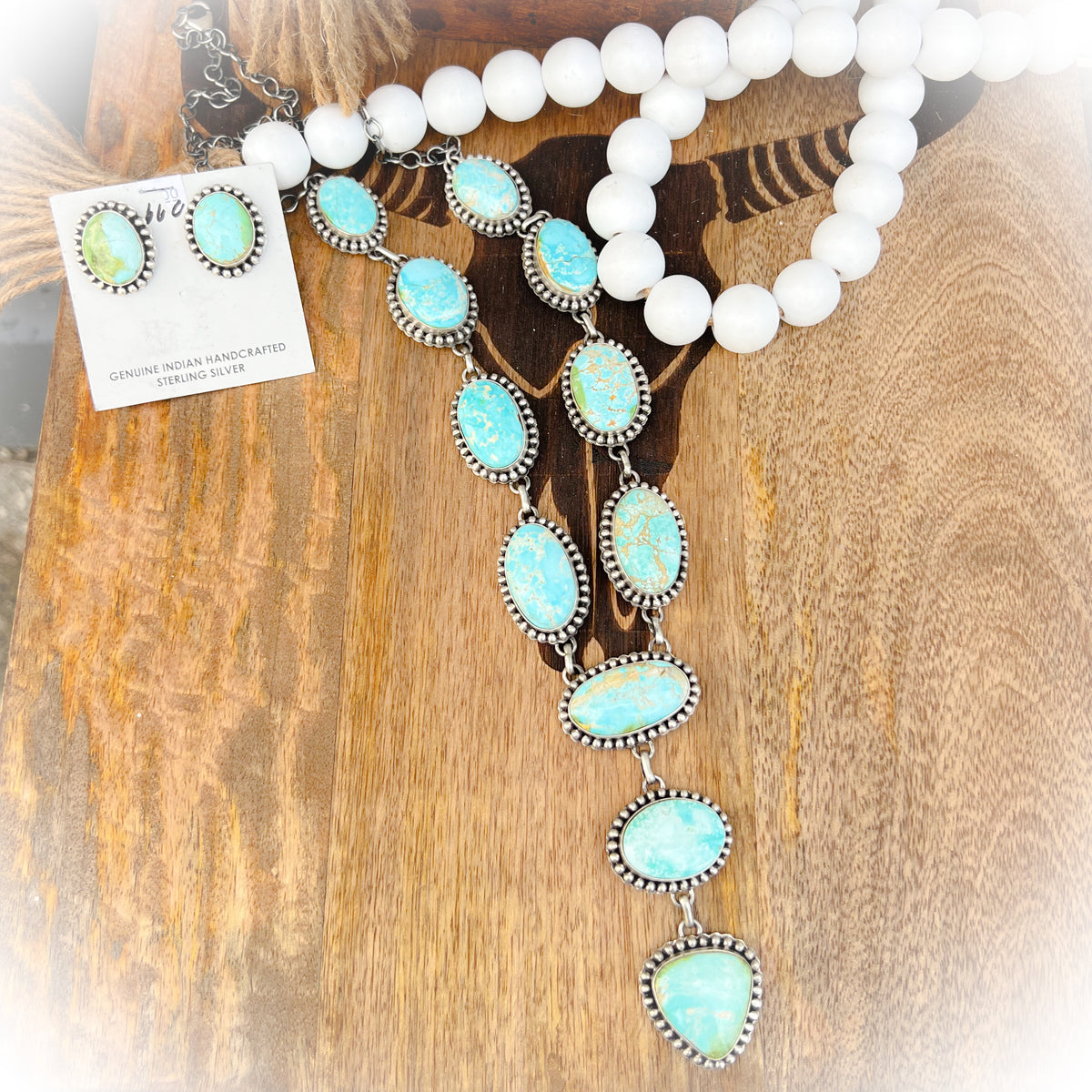 Sonoran Gold Lariat & Stud Set - Native made - Emer Thompson