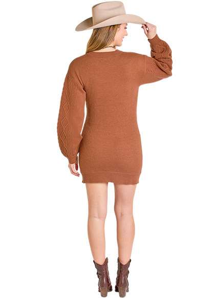 Ranchers Wife Western Knit Sweater Dress