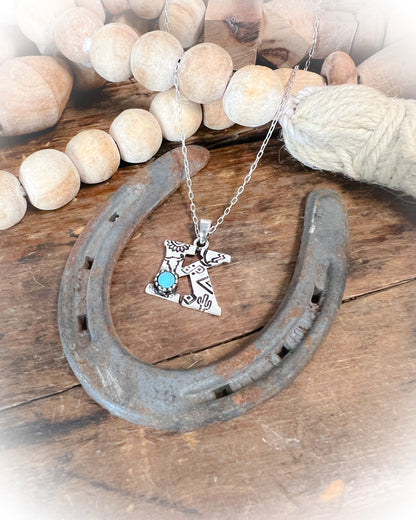 Western Initial Necklace