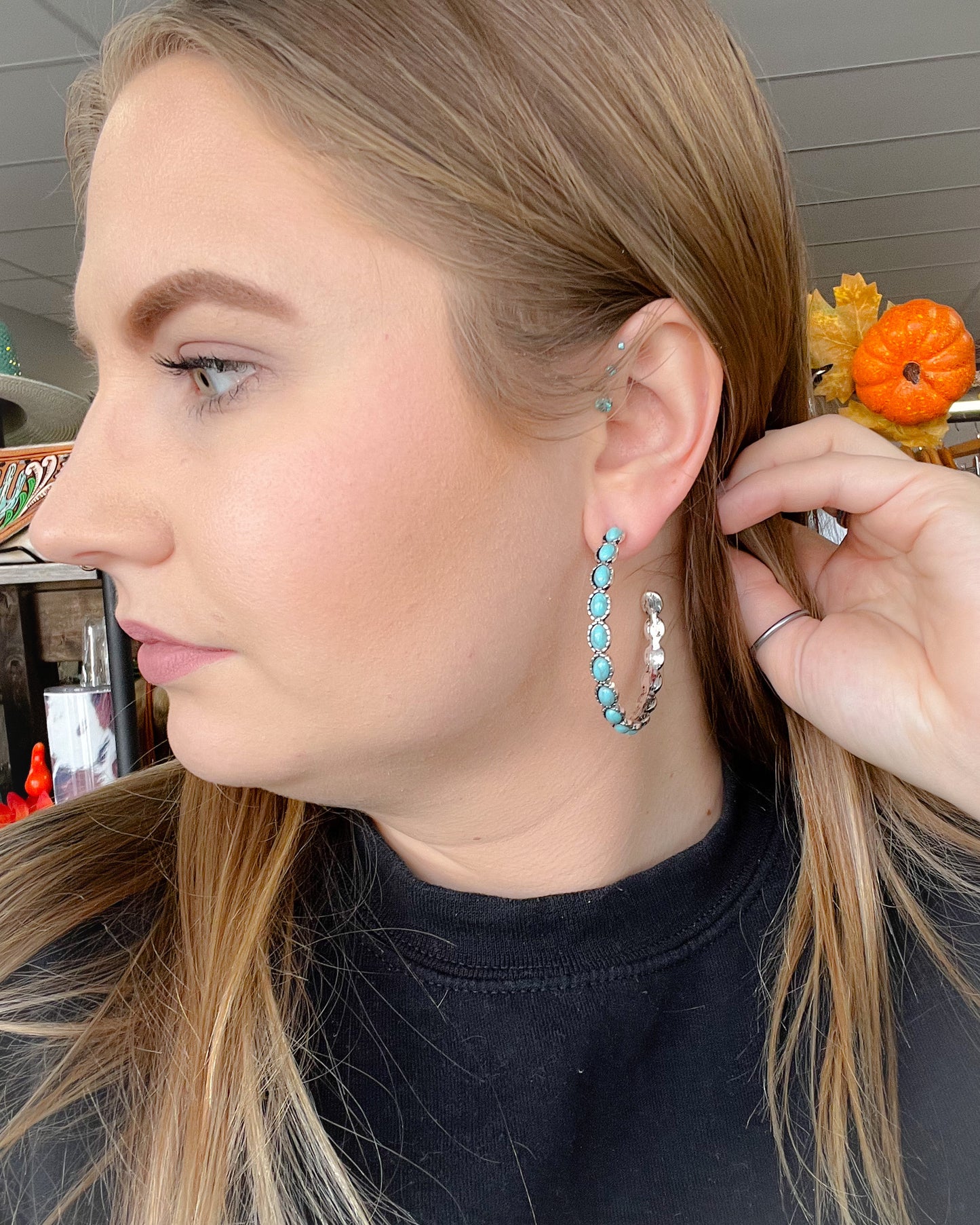 Dolly Semi Hoop Earrings - Multiple Colors