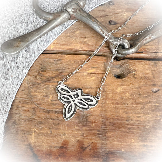 Western Boot Stitch Necklace | Classic Western Pendant Necklace