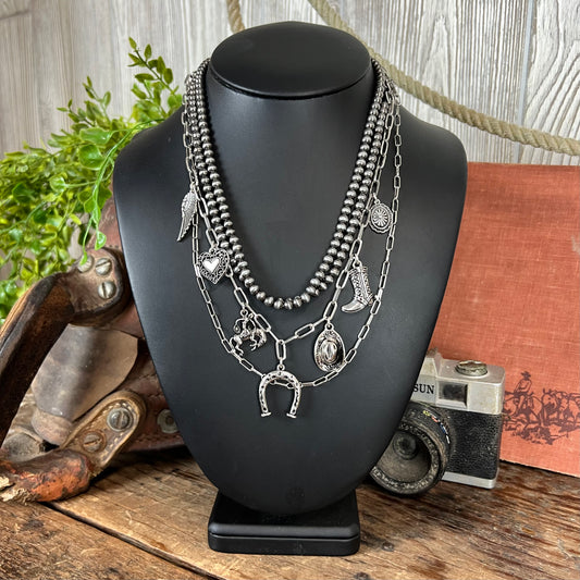 Darlin' Western Charm Layered Necklace