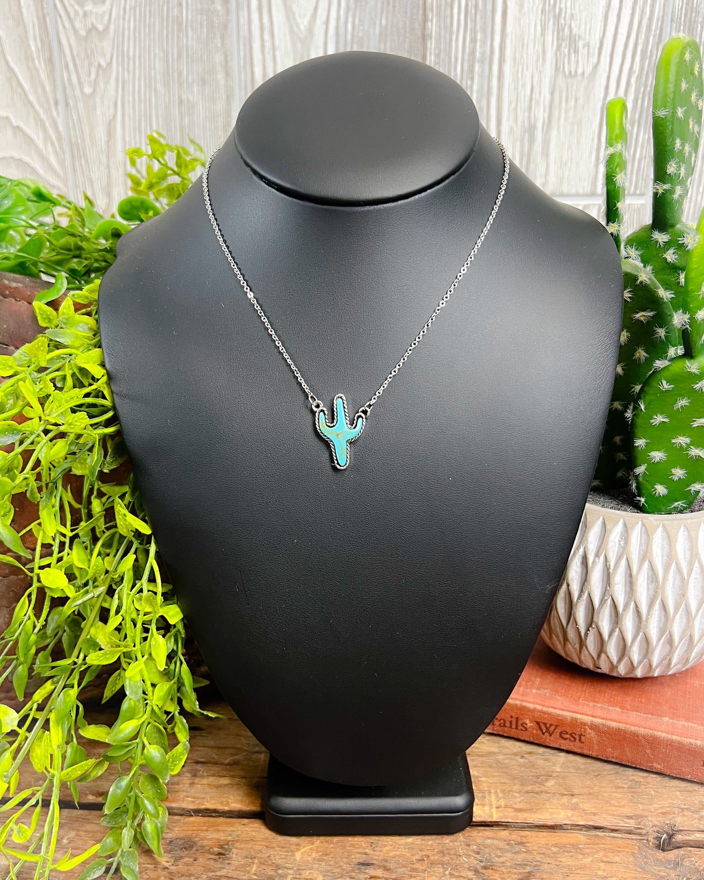 Dainty Cactus Necklace