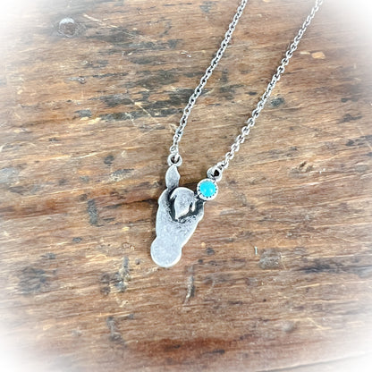 Western Horse Simple Necklace