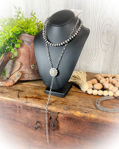 Traveler Lariat Necklace - Multiple Colors