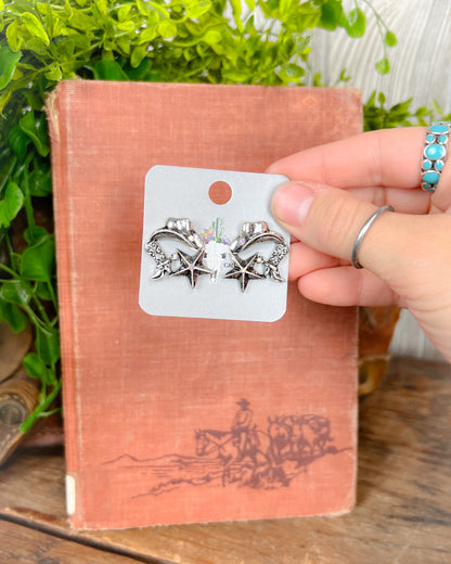 Western Trio Stud Earrings