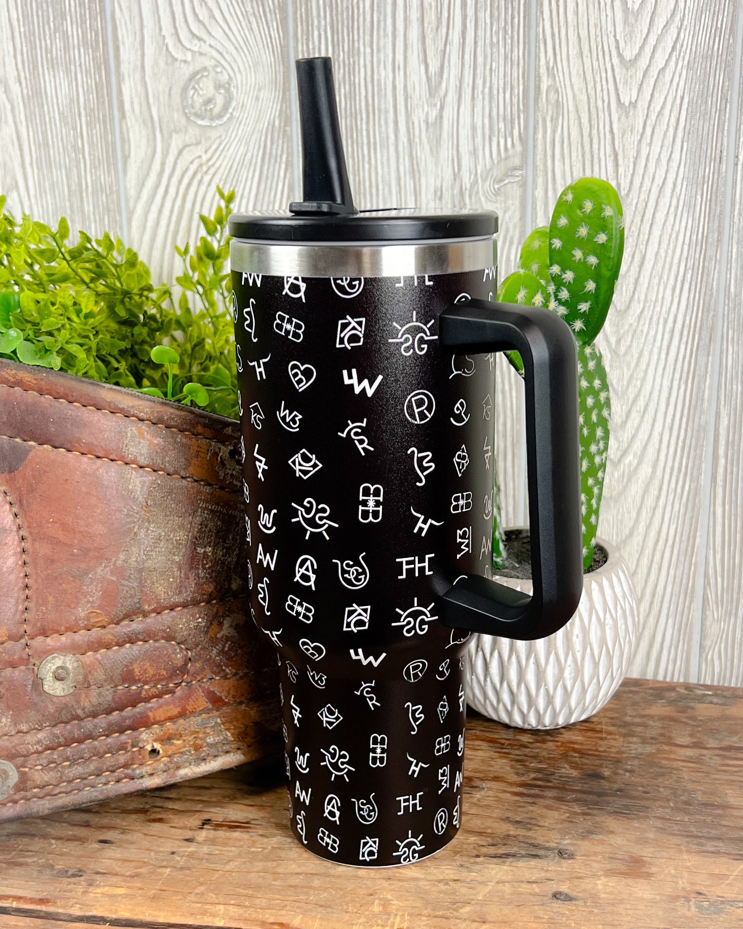 Western Spill Proof 40oz Tumbler - 5 prints available