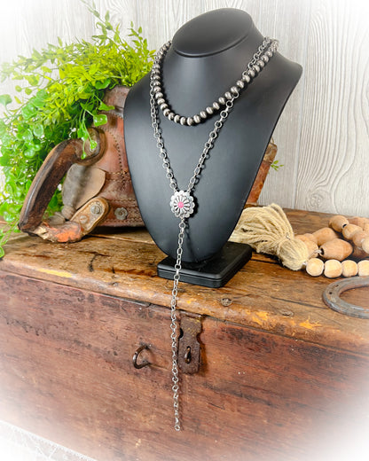 Traveler Lariat Necklace - Multiple Colors