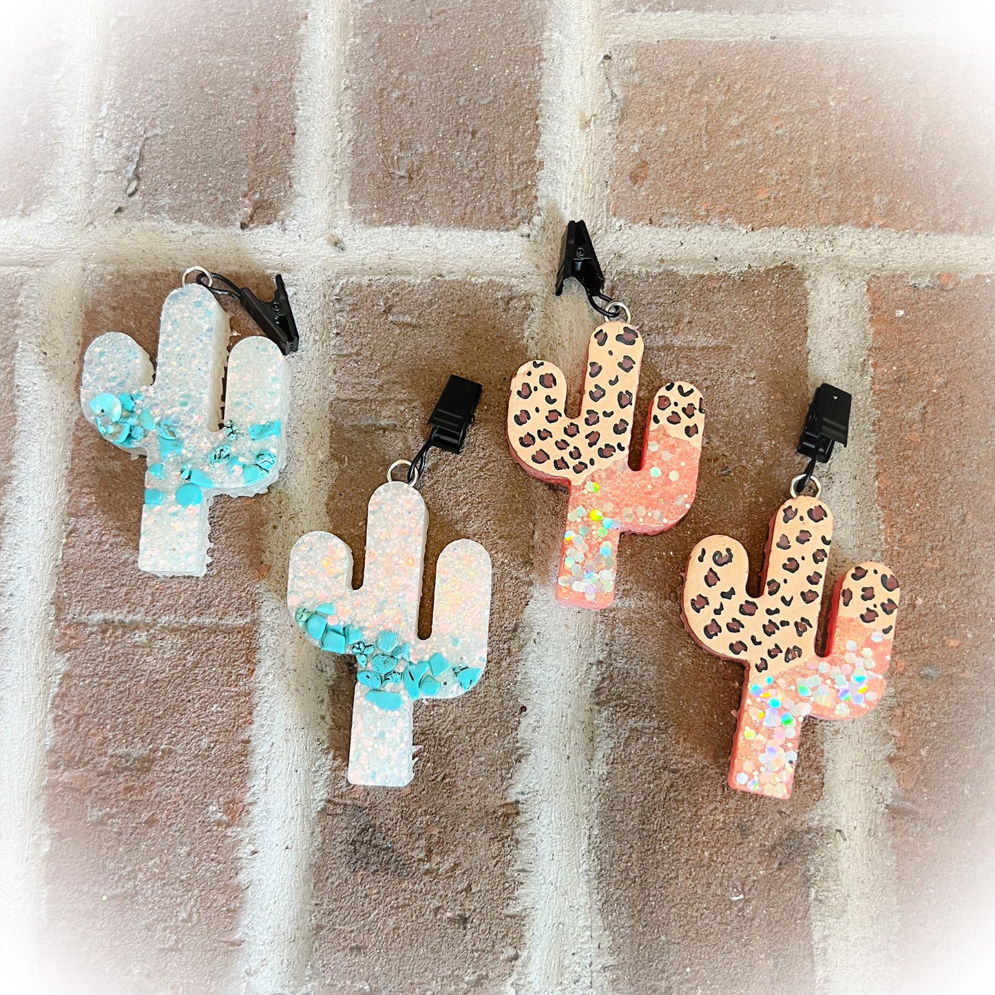 Cactus Car Freshie Vent Clips - Multiple Scents & Designs