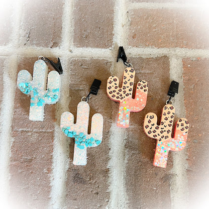 Cactus Car Freshie Vent Clips - Multiple Scents & Designs