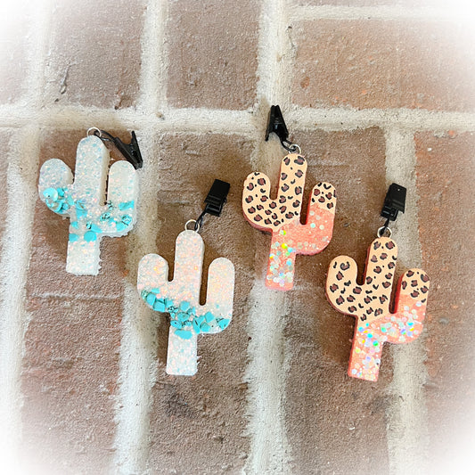 Cactus Car Freshie Vent Clips - Multiple Scents & Designs