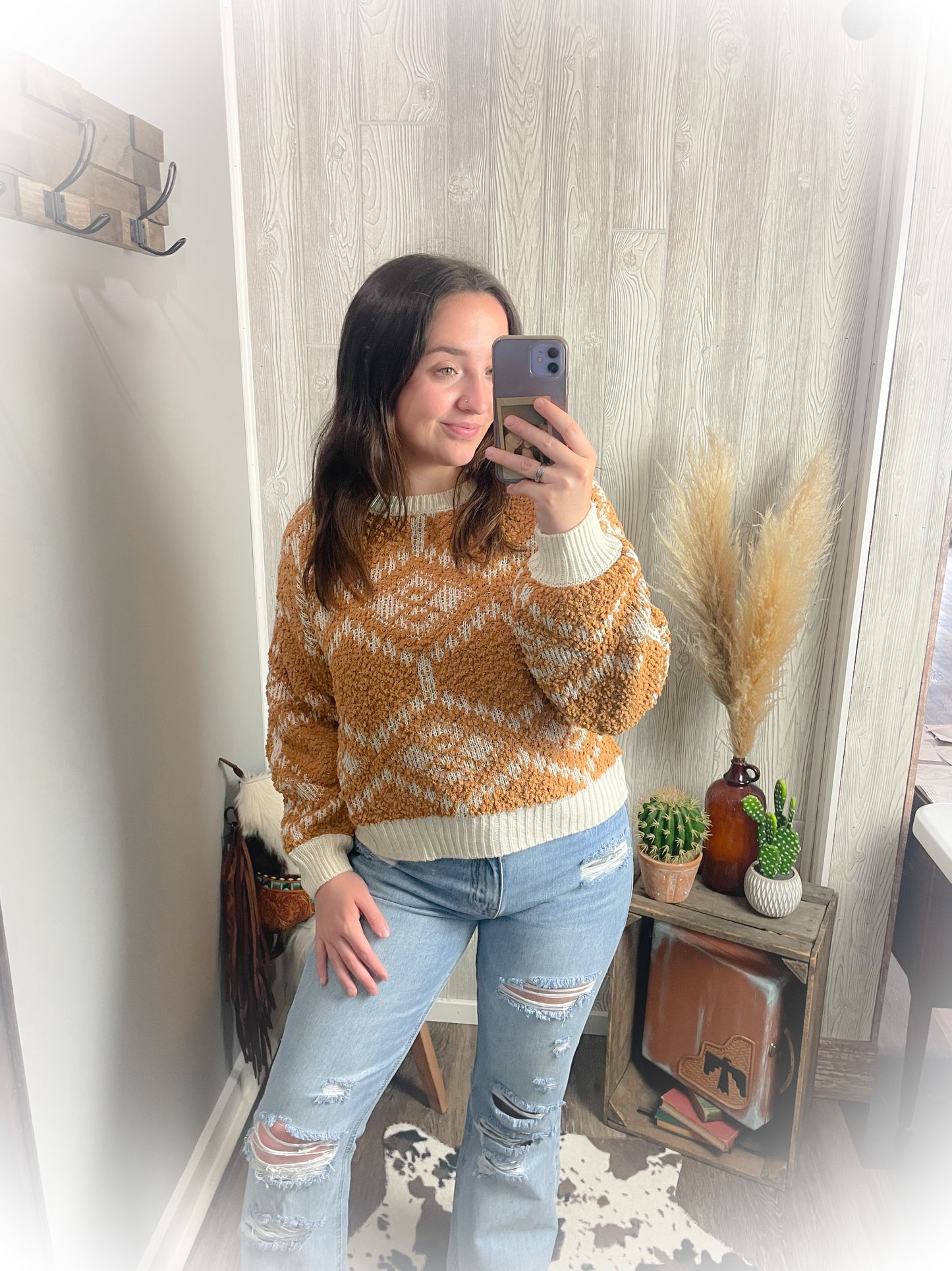 Camel Boho Sweater