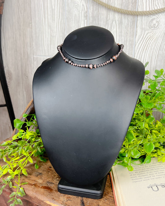 Bad Habits Choker Necklace - Bronze