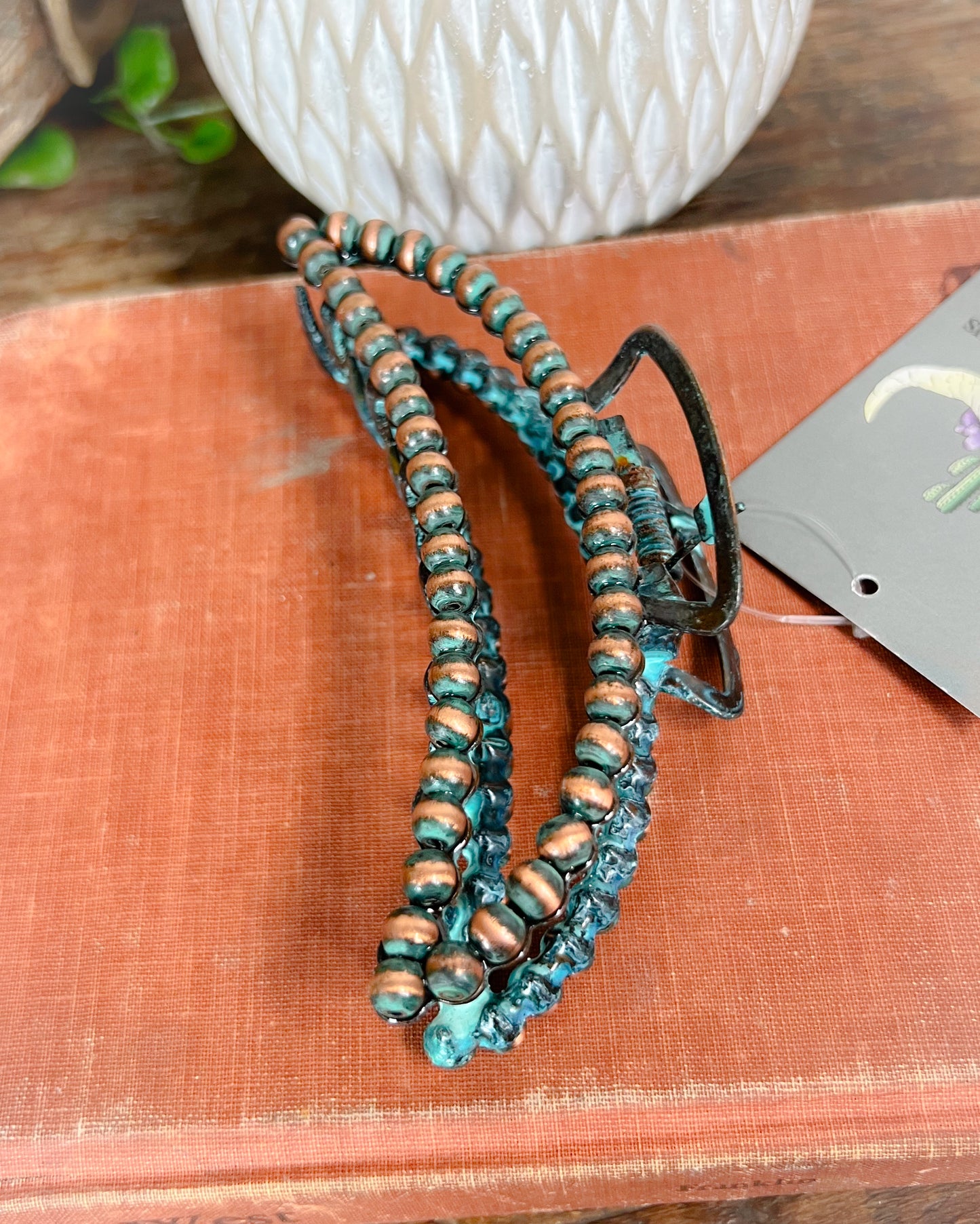 Navajo Pearl Claw Clip - Multiple Colors