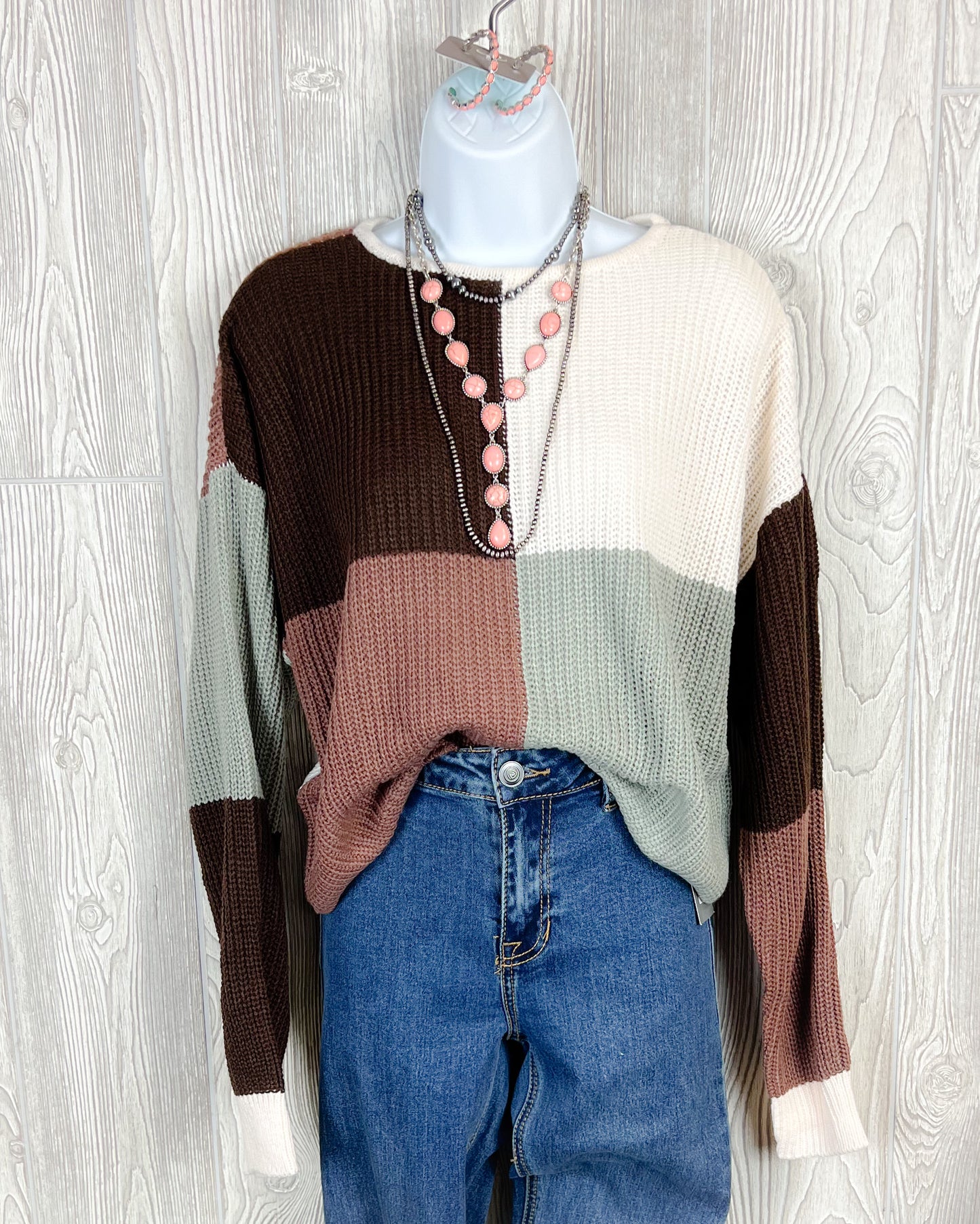 Color Block Sweater