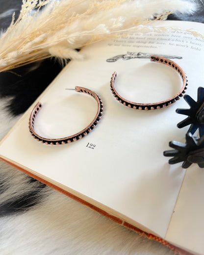 Bonnie Western Semi Hoop Earrings