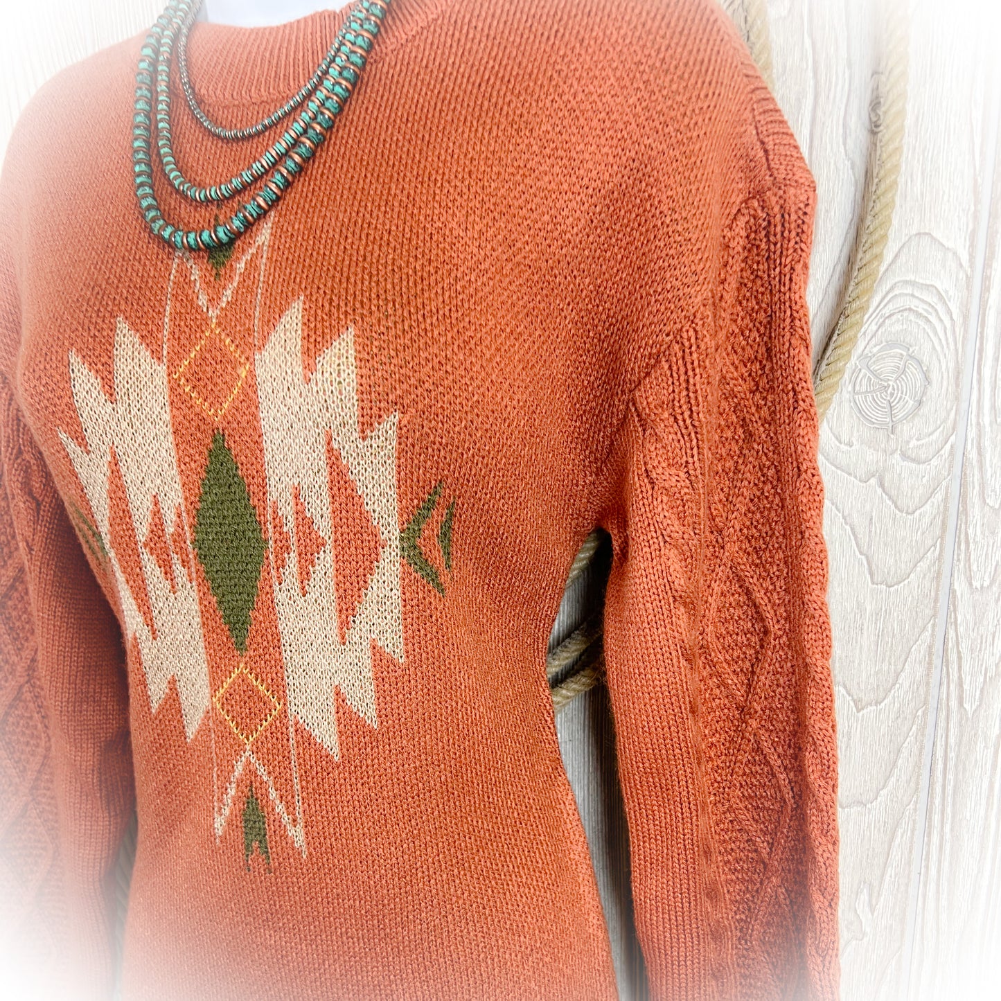 Ranchers Wife Western Knit Sweater Dress
