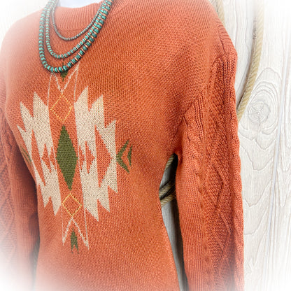 Ranchers Wife Western Knit Sweater Dress