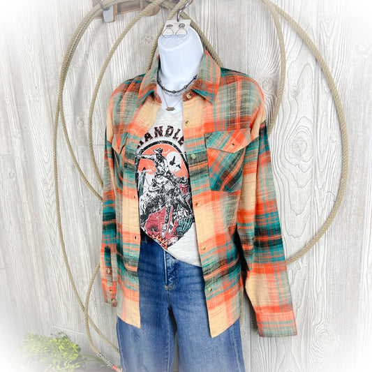 Western Sunset Flannel