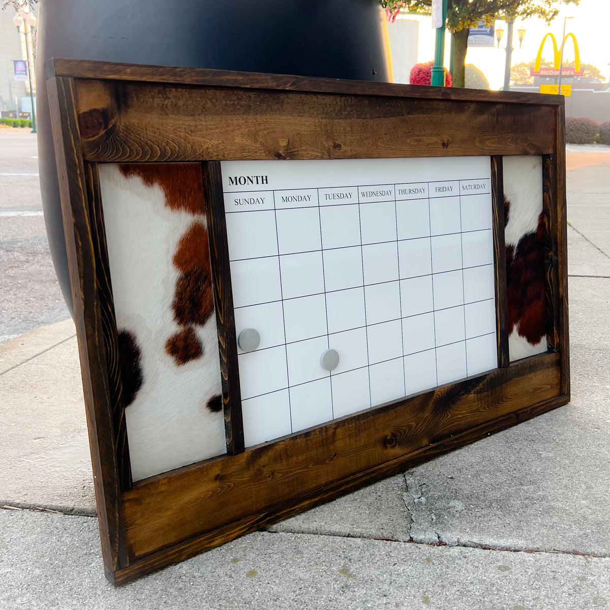 Western Whiteboard Large Monthly Calendar - Pre-Order