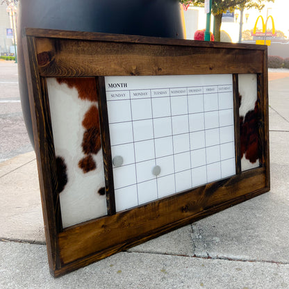 Western Whiteboard Large Monthly Calendar - Pre-Order