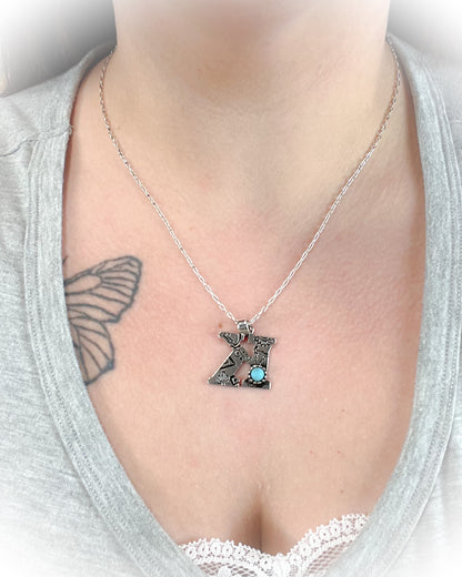 Western Initial Necklace