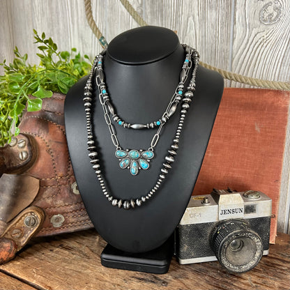 Liars Western Layered Necklace - Turquoise