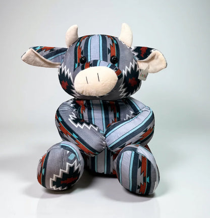 Cow Western Plushie – Multiple Colors | 18" x 12" | Limited-Time Doorbuster
