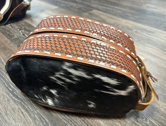 Wylie Western Cowhide Toiletry Bag