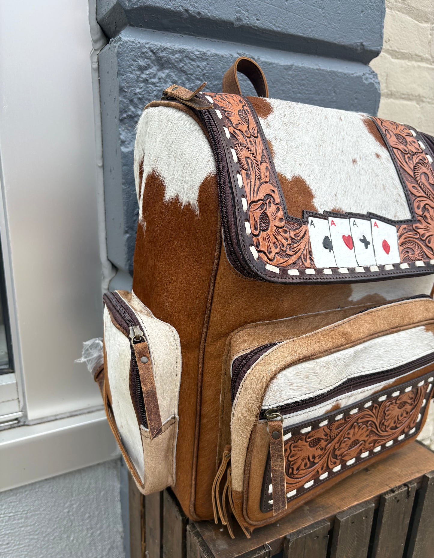 Playing Card Western Backpack