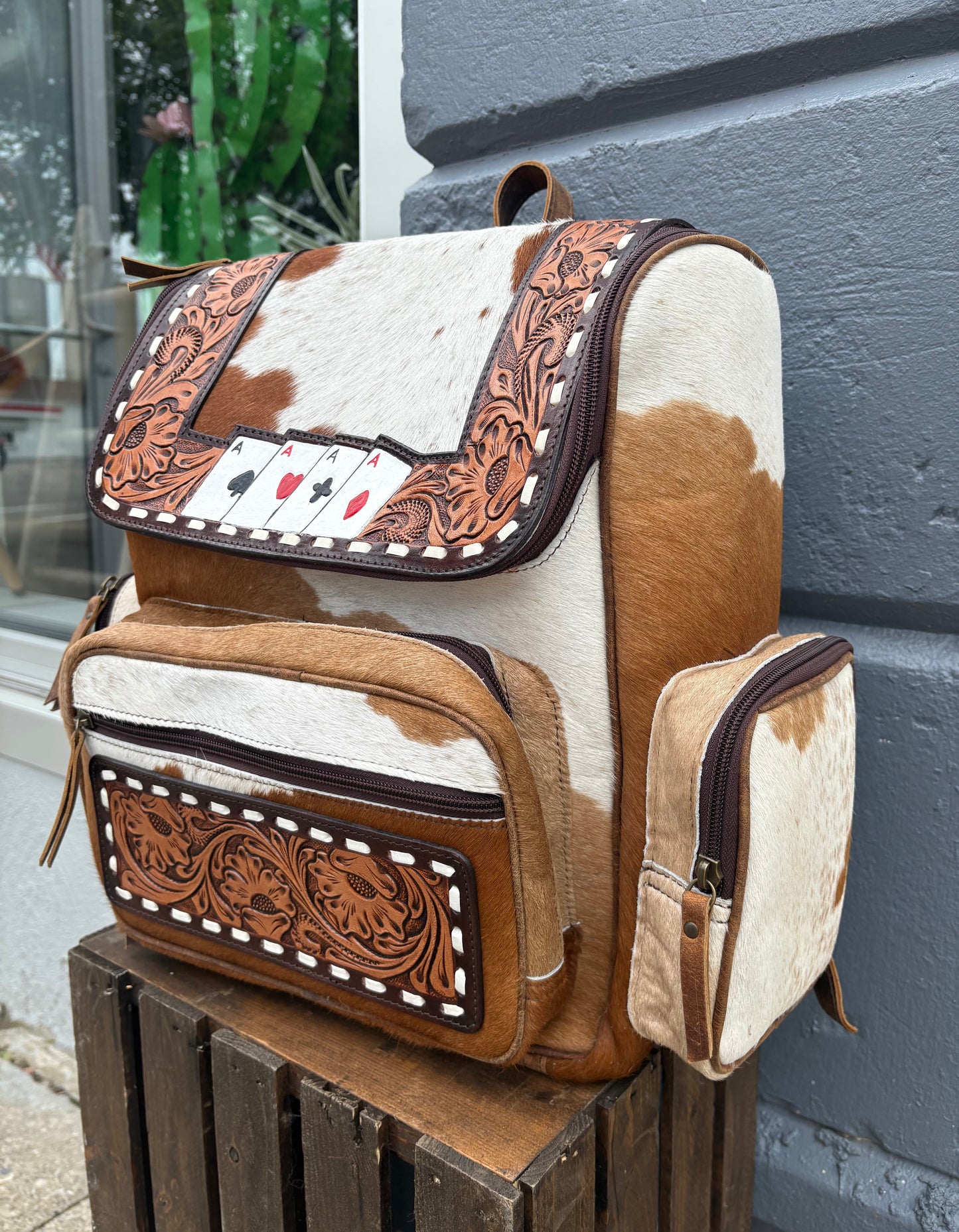 Playing Card Western Backpack