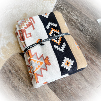 Western Mystery Cotton Throw Blanket – 50x60 Cowgirl Boutique Blanket (Seller Selected)
