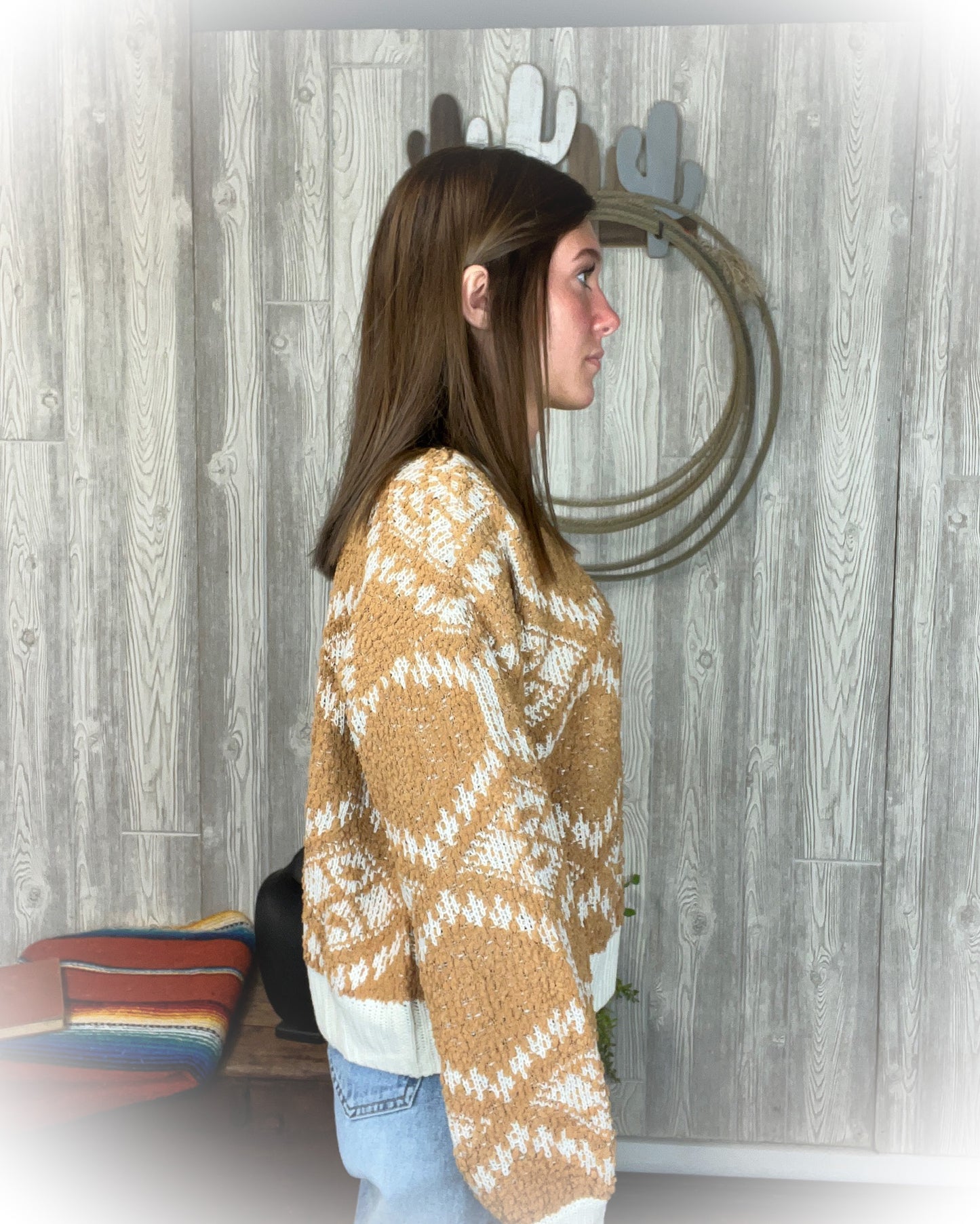 Camel Boho Sweater