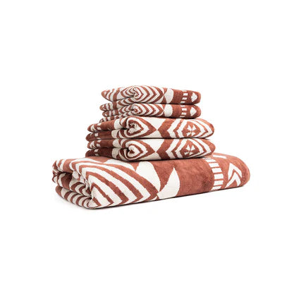 Rustic Boho Aztec Print Western Towel