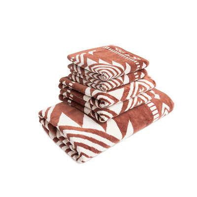 Rustic Boho Aztec Print Western Towel