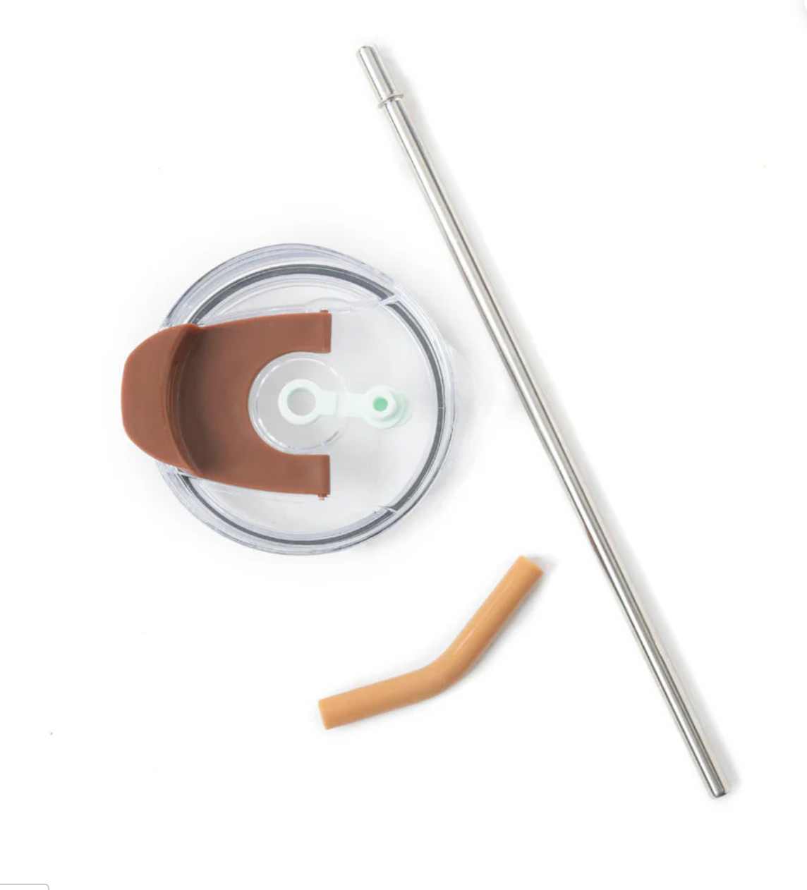 Western Brown & White Cow Print 40oz Tumbler – With Removable Tooled Leather Sleeve