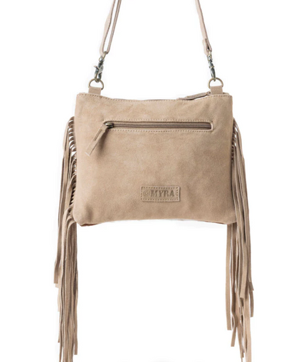 Rebel Cowgirl Genuine Cowhide Western Crossbody Purse – Burnished Leather Trim Cowgirl Handbag (9” x 11.5”)
