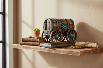 WAGON W TURQUOISE ACCENT