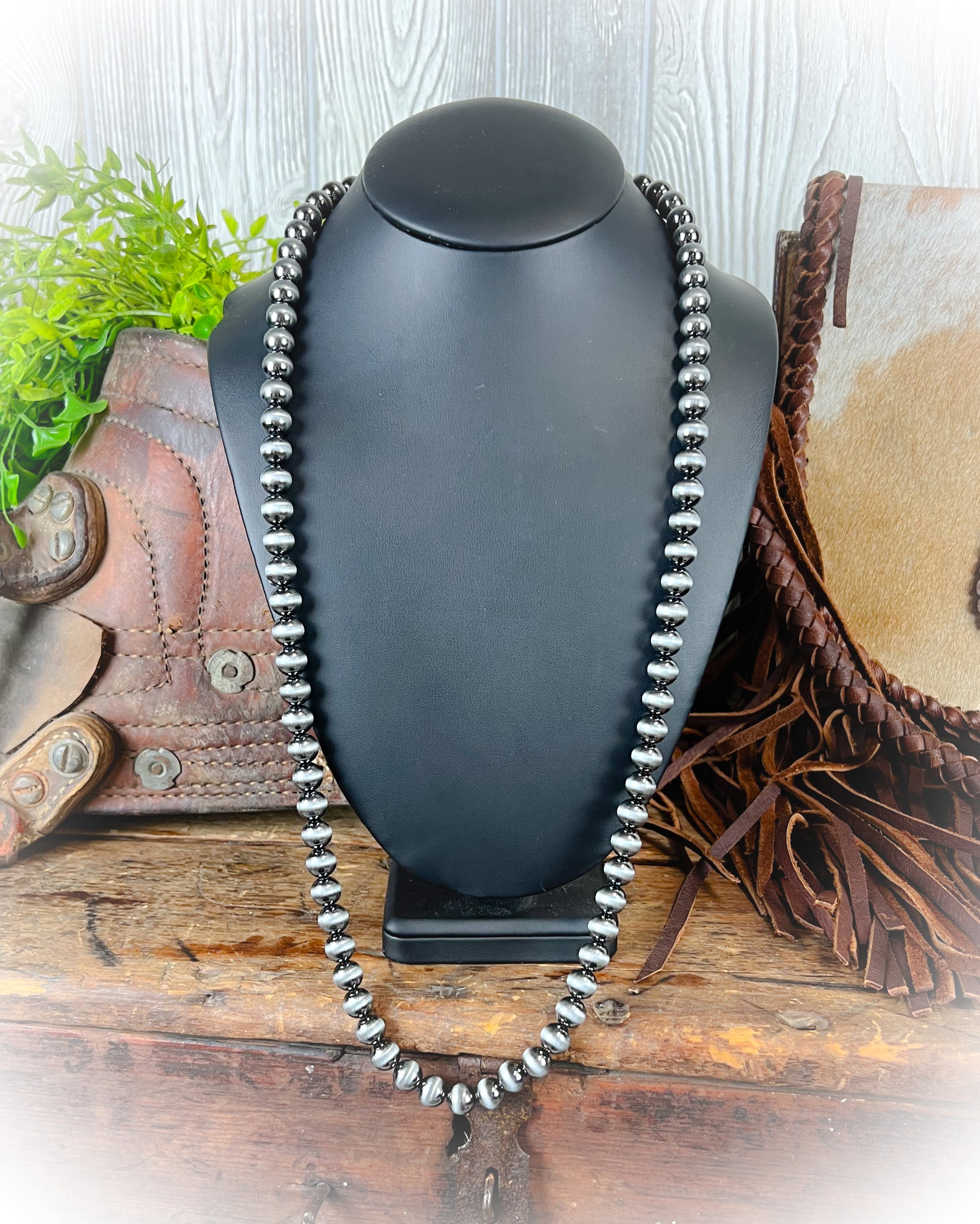 western long faux pearl necklace | punchy cactus western boutique | western earrings | western jewelry 