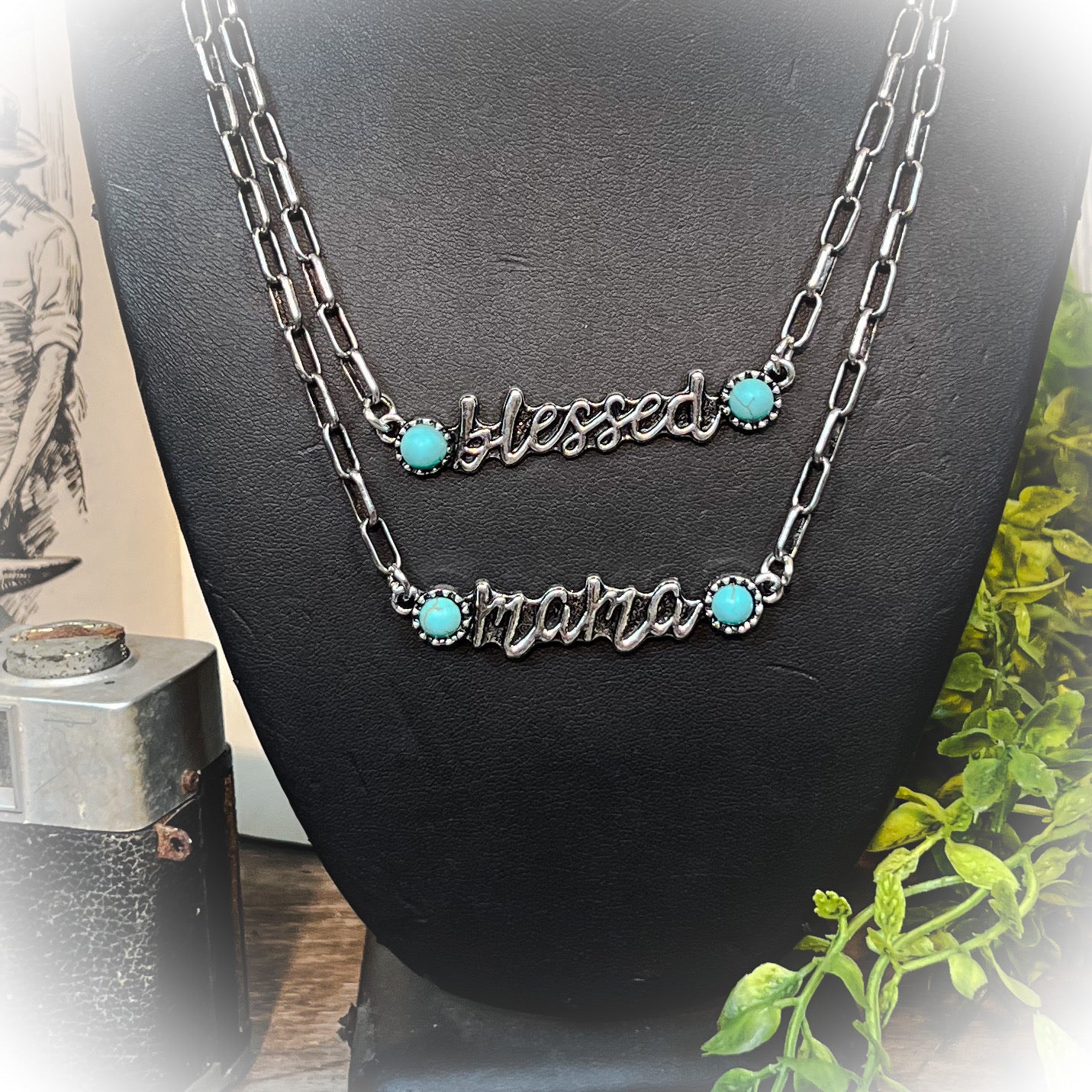 Blessed Mama Layered Necklace