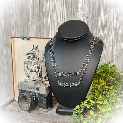 Blessed Mama Layered Necklace