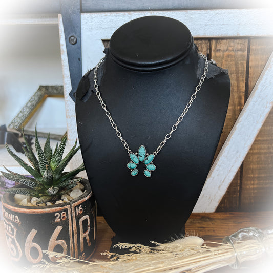 Hold On Necklace - Turquoise
