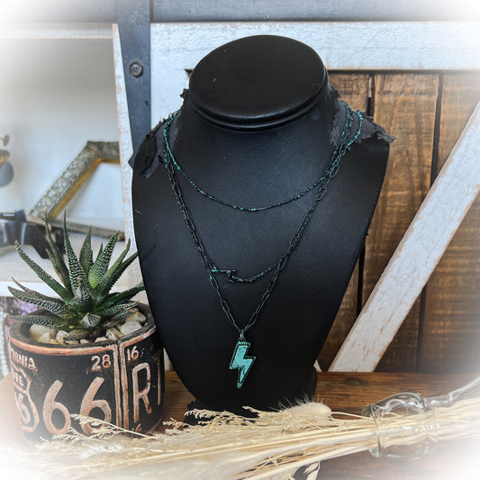 z-Thunderstorm Layered Necklace