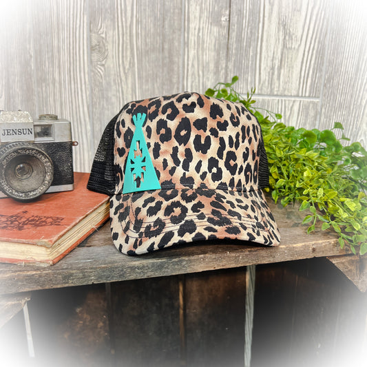 Tipi Cheetah Print Hat