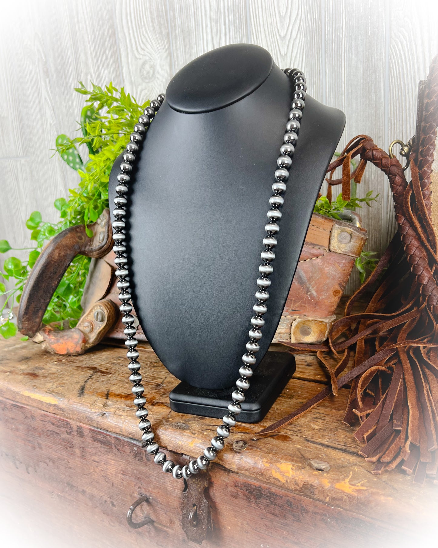 western long faux pearl necklace | punchy cactus western boutique | western earrings | western jewelry 