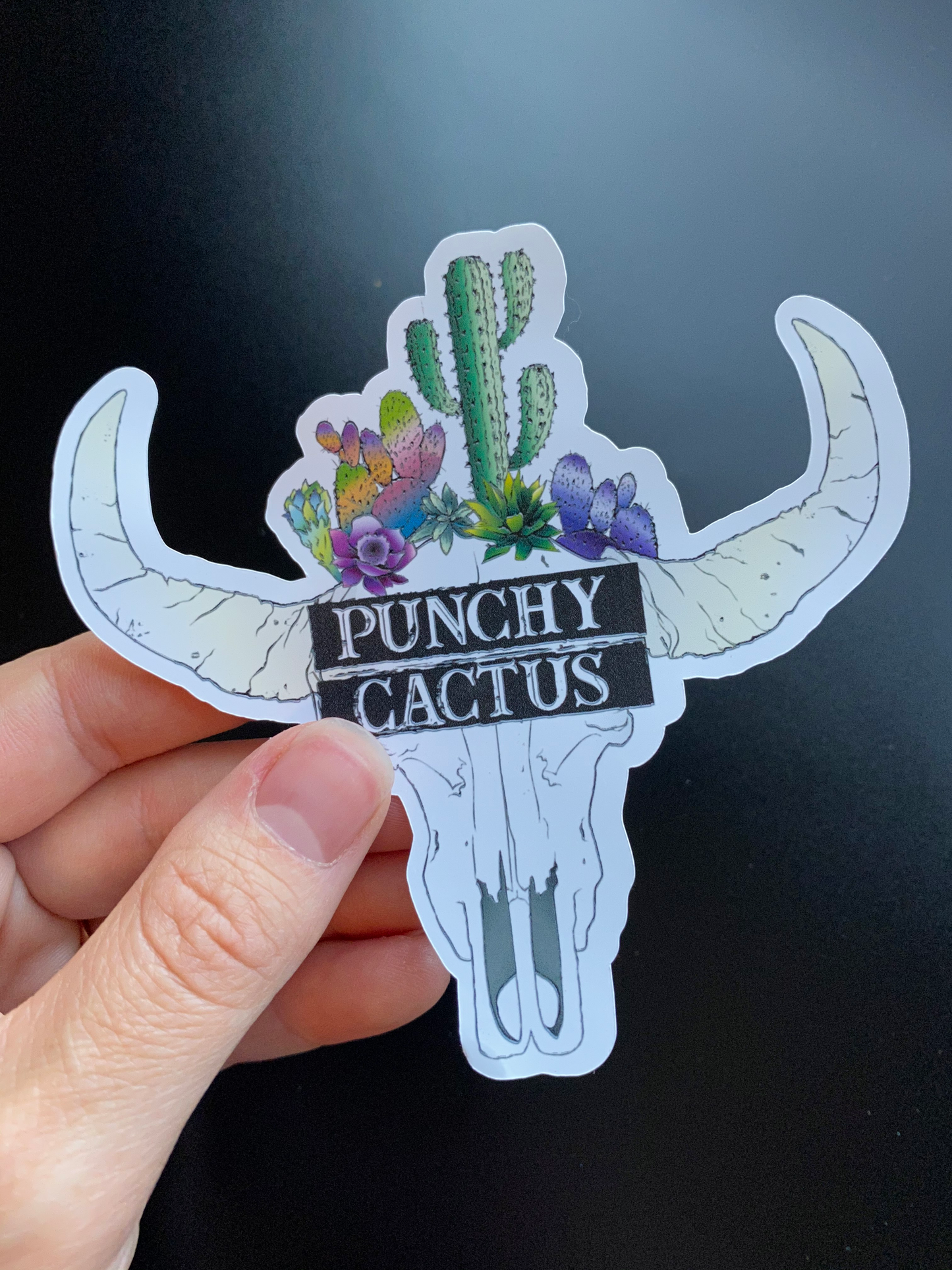 Punchy Cactus Sticker - Punchy Cactus