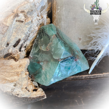 boho crystal soap rock - jade
