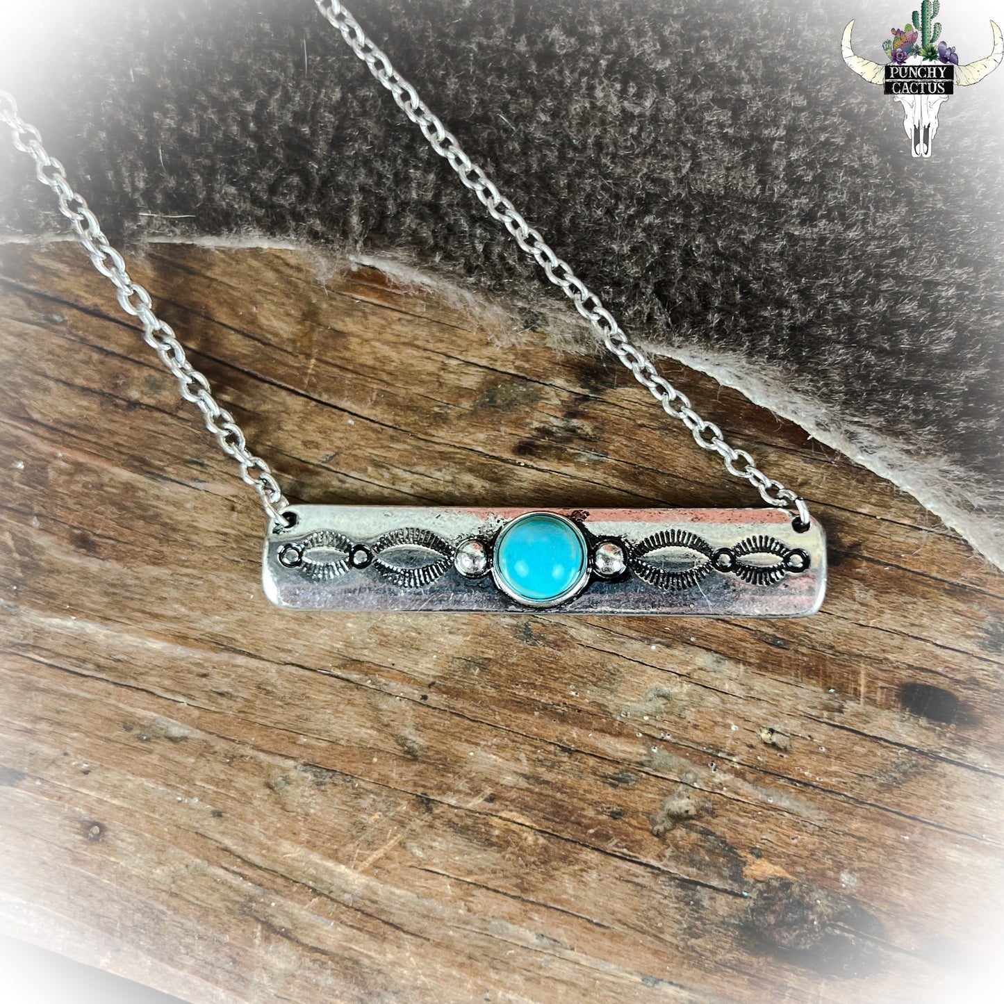 Save It - Western Bar Necklace