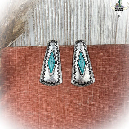 Classy Earrings - Turquoise