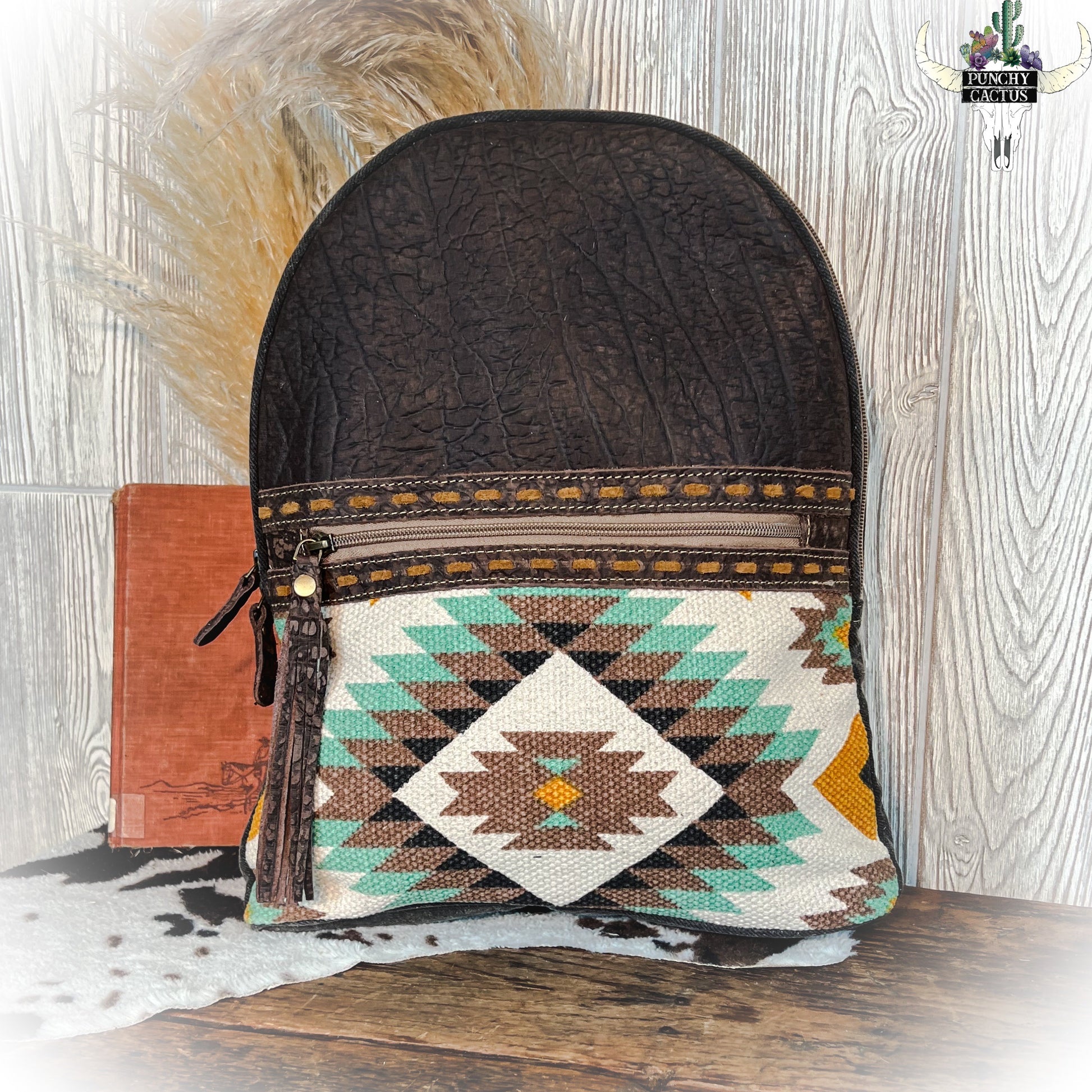 Leather Backpack | Punchy Cactus